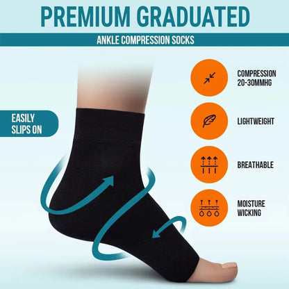FlexRelief™ Orthopedic Compression Socks for Plantar Fasciitis Relief