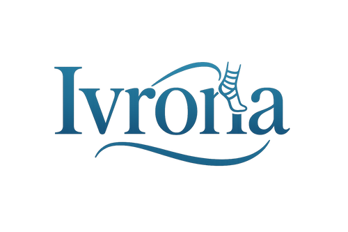 Ivrona Orthopedic Compression Sock Wordmark